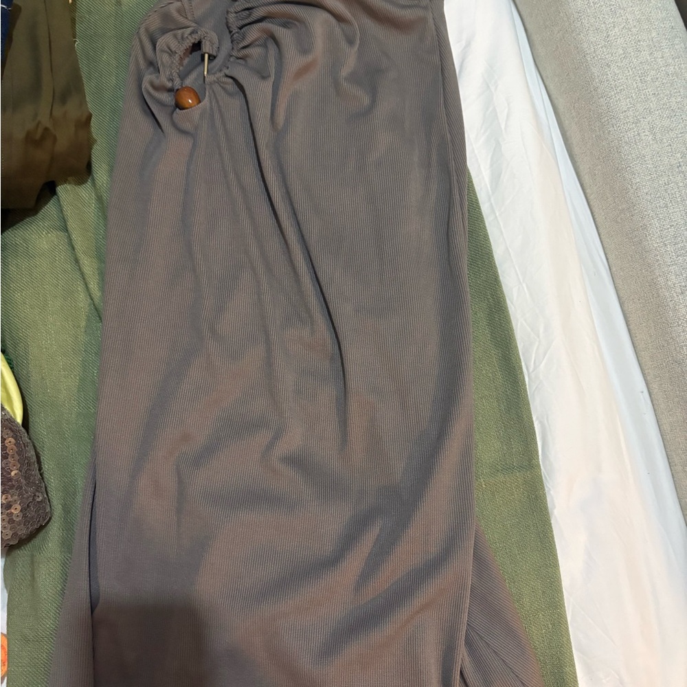 Christopher Esber Elegant Gray Women's Skirt